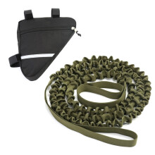 Stretch Pull Rope Safety Cycling Adventure Elastics Parent-Child Tow Rope ArmyGreen