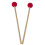 Wooden Handle Wool Ball Drumstick Marimba Mallet Percussion Musical Instruments Red 1