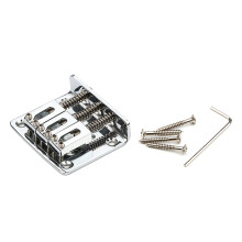 3 String Guitar Fixed Hardtail Bridge Top Load Tailpiece for Electric Guitar