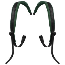 Adjustable Accordion Shoulder Straps Comfortable Harness for Instruments Green