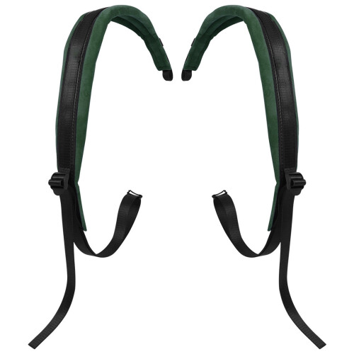 Adjustable Accordion Shoulder Straps Comfortable Harness for Instruments Green