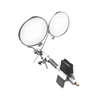 Portable Eyeglass Clip Magnifier for Jelwery Watch Repair Inspection Work Tasks 2 lenses