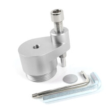 Aluminum Body Belt Service Set with Round Pad for Manual Repair Silver