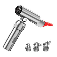 Lock Clamp Grease Nozzle Carbon Steel Coupler 360 Degree Rotating Oiling Grease nipple