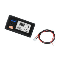 Car Battery Charges Levels Indicators Digital Display 12-24V Battery Capacity whitelight