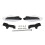 Bolt-on Handguard Kit for Electric Motorcycle Handlebar Coverage White 1