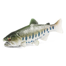 Plastic Fish Model Statue Ornament Fish Model Figures for Adult Collectors Salmon