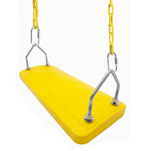 Safe Tree Swing Seat Weather Resistant For Outdoor Activities And Play Yellow