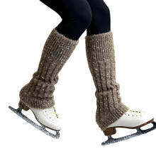 Ice-Hour Lower Leg Warmers Leg Sleeves with a Tall Profile and Flexible Ribbing Khaki