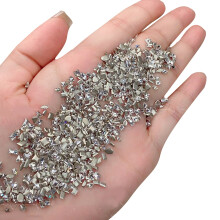 50x Flat Bottom Nail Rhinestones Irregular Shaped Nail Crystals Gems Nail Charms
