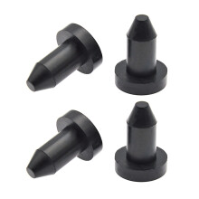 4Pcs 1/2Inch Kayak Drain Plugs Kayak Drain Holes Plugs Kayak Drain Stoppers Set Black