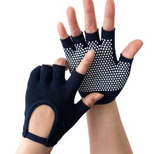 Antislip Silicones Man Women Weightliftings Glove Exercise Glove Workout Glove Black