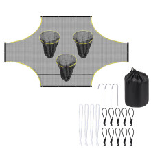 Shots Targets Net with Scoring Zones Football Training Net Practice Targets Net 4.95x1.8M