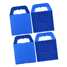 RVs Stabilizer Jacks Pads Anti Sink Leveling Blocks for Campers Trailer Parking Blue
