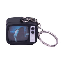 Television Bag Accent with Metal Loop and Screen Effect Display gho1st girl
