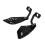 Motorcycle Handguard Set with Vented Panels and Mounting Kit Black 1