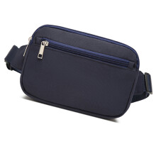 Fashionable Canvas Shoulder Bag Chest Pack Shoulder Bags for Outdoor Activity Navy blue