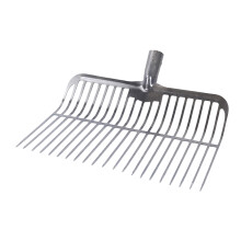 21 Prong Metal Grass Fork Head for Rice Paddies and Shallow Ditches