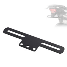 Motorcycle License Plate Support Bracket Modifiaction Part for Rear Mounting Use Black