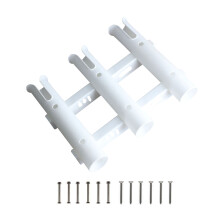 Marine Fishing Rod Rack Fishing Rod Socket Fishing Rod Insert Tube White