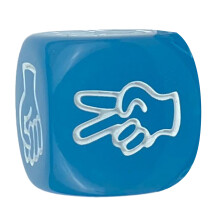 20mm Party Game Dices for Kids Table Board Game Funny Dices Bar Dices Noctilucent Blue