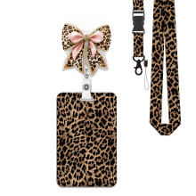 Pass Card Sleeve Badges Reels Set with Lanyard and Clip for Front Badge Display Stylesix