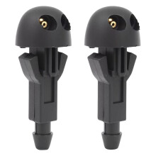 Windshield Washer Nozzle Pair, Black Part for Front Glass Care 6405W3