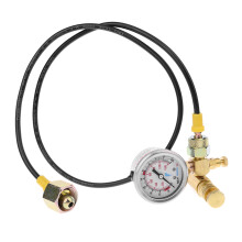 Nitrogen Gas Chargingfor Soosan furukawa Hydraulic Breaker Hammer Pressure Gauge White