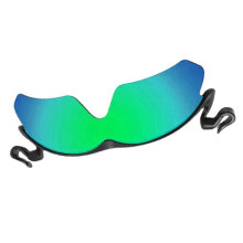 Clip on Hat Outdoor Polarized Sunglasses, Fishing Cycling Traveling Partial light green