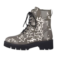 Bottine Cuir Tamaris Comfort - Taupe Brillant