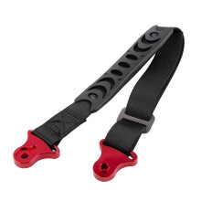 Motorcycle Rear Pull Strap with 6 Mm Mounting Hole Metal for K16 K18 Grab Help Red