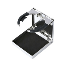 Boat Wall Cup Tray with Base Plate for Motorhome Beverage Support Retractablesmall1