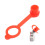 Red Plastic Grease Fitting Dust Caps For Motorcycles Nipple Protective Cap 100pc 10mm 1