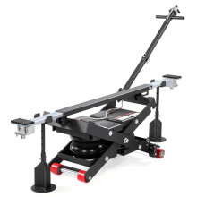 Cric Pneumatique 3 T-Duoku-Élévateur Portable avec Capacité Jusqu'à 550 mm, Réglable, Équipé d'une Barre de Support