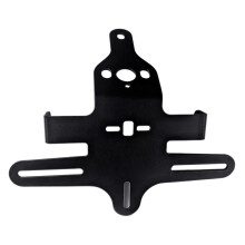 Motorcycle Plate Bracket with Slotted Rear Mount and Plate Light for 250SR 450NK