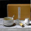 (D) 4pcs/set Traditional Matcha Gift Set Bamboo Ceramic Matcha Bowl With Whisk 1