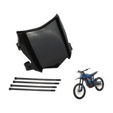Motorcycle Front Styling Panel Plastic Number Plate Cover Kit for Bike Black