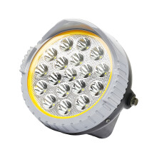 LED Front Lamp Assembly 24W 12-80V Round Light for Motorcycle Headlight Repair Gray