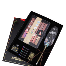 1 Set Excellent Retro Calligraphy Pen Set Ancient for TANG Dynasty Pattern Desig Black