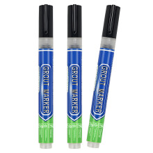 Grout Line Repair Marker Set, 3 Pack Tile Repair Pen for Bathroom Tile Care Work Black