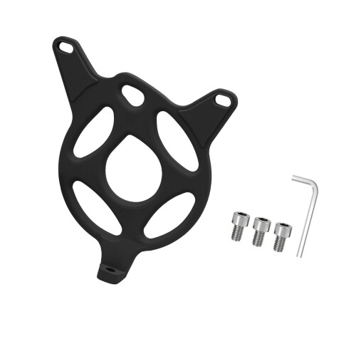 Motorcycle Engine Case Heavy Duty Plastic Construction for Kuggo Tuttio 01 Use Black