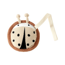 Baby Handbell Rattle Soother Toy Crib Pendant Infant Sleep Toy Education Gift Carmine