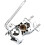 Extension Clip Connecting Bracket Clamp Drum Extension Connecting Bracket Clip 1