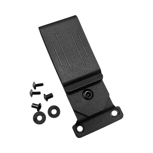Sheath Mounting Clip for Belt Carry and Daily Modification Work Black