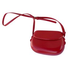 Women Saddle Bag PU Leather Crossbody Bag Shoulder Bag Messenger Bag for Daily Burgundy