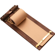Hanging Note Board Message Board with Tear-Off Roll for Visible Daily Updates Brown