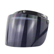 3-Snap visors Len Shield for Motorbike Helmet Flip Up Down Open Face Anti Glaring Dark TEA