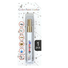 Wheel Touch Up Paint Pen Paint Marker Pen for Parking Scrape and Scratch Cover Gold