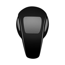 Lever Trim Cover with Adhesive Backed ABS Shell Detail Use Black