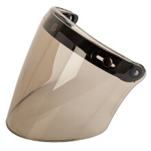 Universal Helmet Bubble Visor Shield 3-Snap Helmet for Peak Lens Odorless Retro Tea